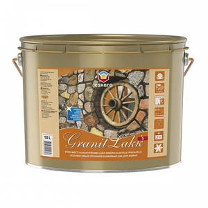 Лак ESKARO Granit Lakk S зносостійкий для каменю (напівматовий), 10 л