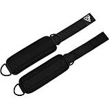 Манжети на щиколотку RDX A4 Gym Ankle Pro Black Pair, фото 4