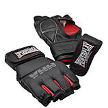 Рукавиці для MMA PowerPlay 3053 Чорно-Червоні L/XL, фото 9