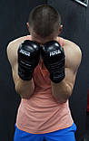Рукавиці для MMA PowerPlay 3026 Чорні M, фото 10