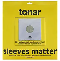 Упаковка внутрішніх антистатичних пакетів для 12" платівок (25 шт.) Tonar, art. 5311
