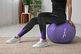 М'яч для фітнесу (фітбол) Power System PS-4013 Ø75 cm PRO Gymball Purple, фото 7