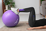 М'яч для фітнесу (фітбол) Power System PS-4013 Ø75 cm PRO Gymball Purple, фото 5