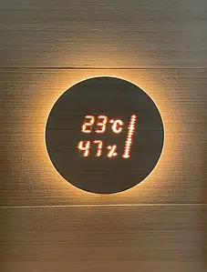 Термогігрометр для сауни та лазні Cariitti ASPECTU береза