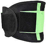 Пояс компресійний MadMax MFA-277 Slimming belt Black/neon green L, фото 5