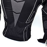 Термокофта з комірцем (лонгслів) X TECH Maglia Race 3 Munica Lunga  lupetto Nero XXL/XXXL Чорна, фото 9