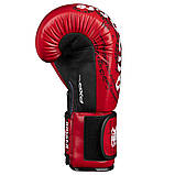 Боксерські рукавиці Phantom Muay Thai Red 10 унцій (бинти в подарунок), фото 6