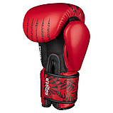 Боксерські рукавиці Phantom Muay Thai Red 10 унцій (бинти в подарунок), фото 7