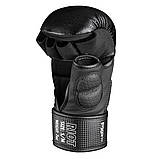 Рукавиці для ММА Phantom RIOT Pro Black L/XL (капа в подарунок), фото 4