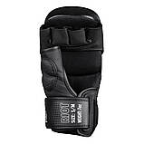 Рукавиці для ММА Phantom RIOT Pro Black L/XL (капа в подарунок), фото 8