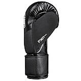 Боксерські рукавиці Phantom RIOT Pro Black 10 унцій (бинти в подарунок), фото 6
