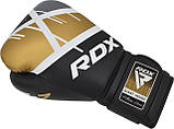 Боксерські рукавиці RDX F7 Ego Black Golden 14 унцій (капа в комплекті), фото 5
