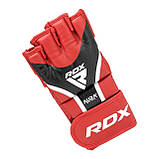Рукавиці для ММА RDX AURA PLUS T-17 Red/Black L (капа у комплекті), фото 4