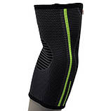 Компресійний налокітник MadMax MFA-283 3D Compressive elbow support Dark grey/Neon green (1шт.) M, фото 5