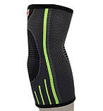 Компресійний налокітник MadMax MFA-283 3D Compressive elbow support Dark grey/Neon green (1шт.) M, фото 10