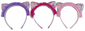 Обруч на голову "Вуха-сипучі блискітки" 640-10 G-Rich