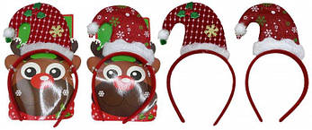 Обруч на голову "Ковпак новорічний" 640-12 G-Rich