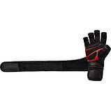 Рукавички для фітнесу RDX L7 Micro Plus Red/Black M, фото 7