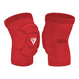 Наколінники спортивні RDX HOSIERY KNEE FOAM K5 RED/WHITE-M (пара), фото 3