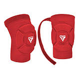 Наколінники спортивні RDX HOSIERY KNEE FOAM K5 RED/WHITE-M (пара), фото 5