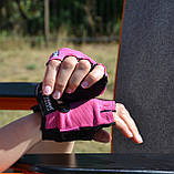 Рукавички для фітнесу Power System PS-2250 Pro Grip жіночі Pink M, фото 8