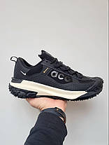 Зимові Чоловічі Кросівки Nike ACG Mountain Fly 2 GTX Low / Найк АСГ Маунтін Флай 2 ГТХ Низькі Чорні з Бежевим, фото 3