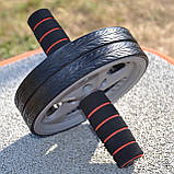 Колесо для преса Power System PS-4042 Dual-Core Ab Wheel Grey/Black, фото 6