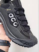 Зимові Чоловічі Кросівки Nike ACG Mountain Fly 2 Gore-Tex Low / Найк АСГ Маунтін Флай 2 Гор Текс Низькі Чорні, фото 6