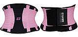 Пояс-корсет  для підтримки спини Power System PS-6031 Waist Shaper Pink L/XL, фото 3