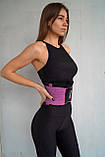 Пояс-корсет  для підтримки спини Power System PS-6031 Waist Shaper Pink L/XL, фото 5