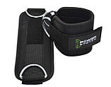 Манжети на щиколотку Power System PS-3460 Ankle Strap Gym Guy Black, фото 6