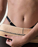 Утеплені колготки з імітацією капронових принт сердечки, колготи на хутрі ефект голих ніжок з сердцями 42-48, фото 2