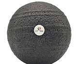 Масажний м'яч U-POWEX Epp foam ball (d10.) Black, фото 5