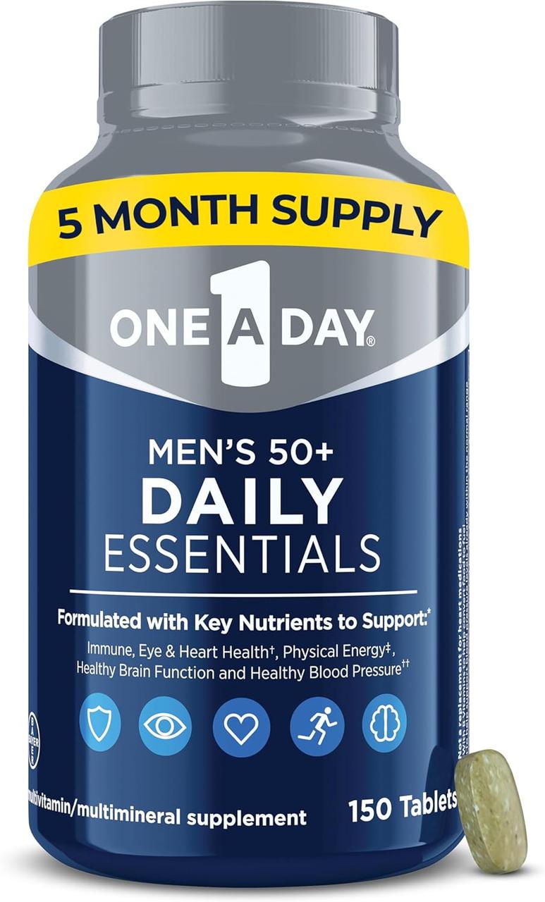 One-A-Day Men’s 50+ Daily Essentials 150 таблеток