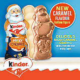Шоколадний Дід Мороз Ferrero Kinder Chocolate Santa Claus Milky Caramel 110 г, фото 8