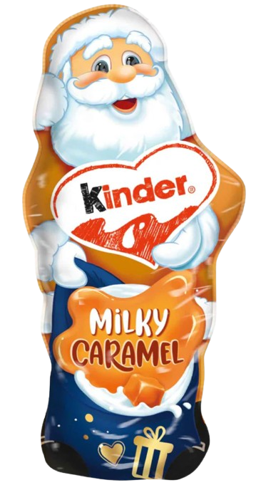 Шоколадний Дід Мороз Ferrero Kinder Chocolate Santa Claus Milky Caramel 110 г