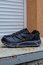 Зимові Чоловічі Кросівки Hoka Mafate Speed 2 Gore-Tex Grey Black / Хока Мафате Спід 2 Гор Текс Сірі з Чорним, фото 3