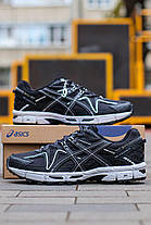 Зимові Чоловічі Кросівки Asics Gel-Kahana 8 Gore-Tex Black White / Асікс Гел-Кахана 8 Гор Текс Чорні з Білим, фото 5