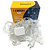 LED гірлянда штора "дзвоник, ялинка, олень" біла 138LED 3*0,7м Lebron 15-18-92 9W 220V IP20 на 8 режимів світлодіодна новорічна, фото 6