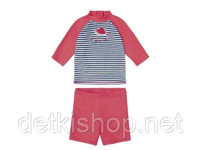 Сонцезахисний купальний костюм для дівчинки комбінезон для плавання, фото 1