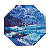 Парасолька жіноча складана повний автомат BPB "Море" антивітер, УФ-захист (NS72091)