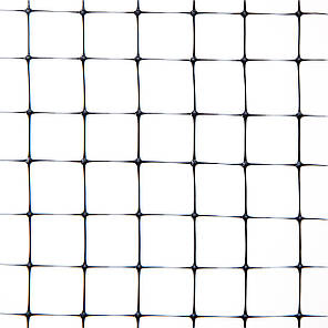 Сітка для захисту газону від кротів Клевер 12х14 мм 2х100 м чорна, фото 3