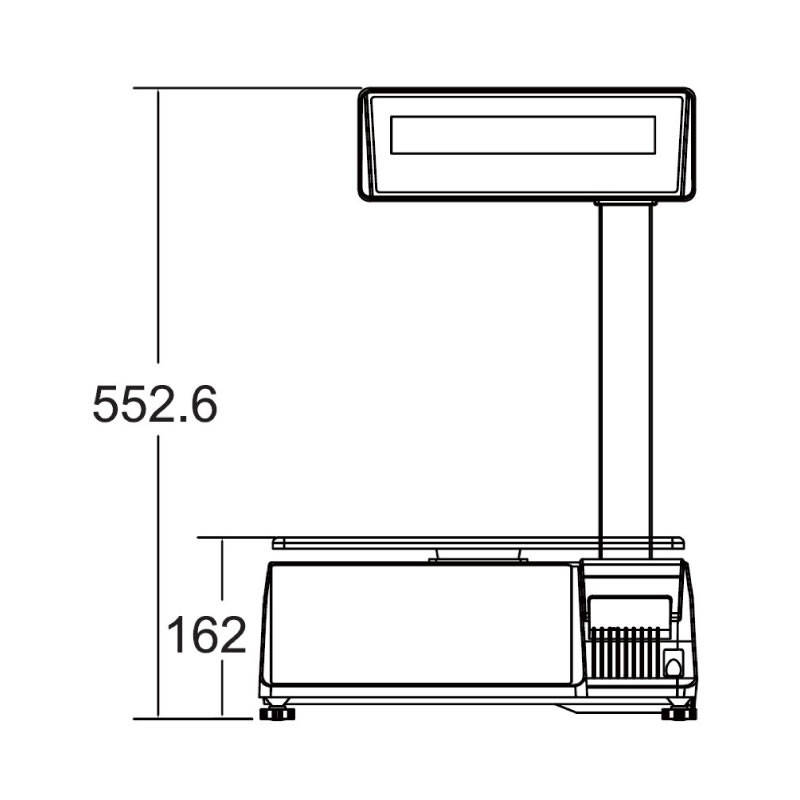 Весы с чекопечатью DIGI SM-100PCS - фото 9 - id-p339650364