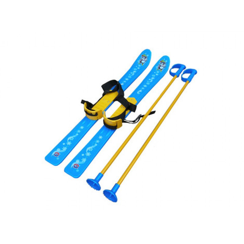 Лыжи детские Технок Синие (3350) - фото 2 - id-p200303073