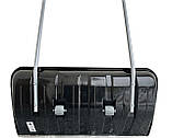 Лопата-ківш з коліщатами Form-plastic Black 1, 79х130 см, ківш пластик, ручка метал, фото 3