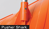 Лопата-ківш Form-plastic Shark 1, 72х130 см, ківш пластик, ручка алюміній, фото 3
