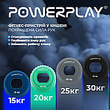 Еспандер кистьовий силіконовий PowerPlay PP-4333 Hand Grip Hard 30 кг. Чорний, фото 6