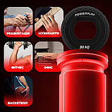 Еспандер кистьовий силіконовий PowerPlay PP-4333 Hand Grip Hard 30 кг. Чорний, фото 8