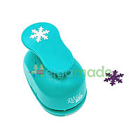 Фігурний дирокол 1,6 см СНІЖИНКА, ROSA Talent