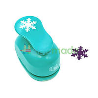 Фігурний дирокол 2,5 см СНІЖИНКА 1, ROSA Talent